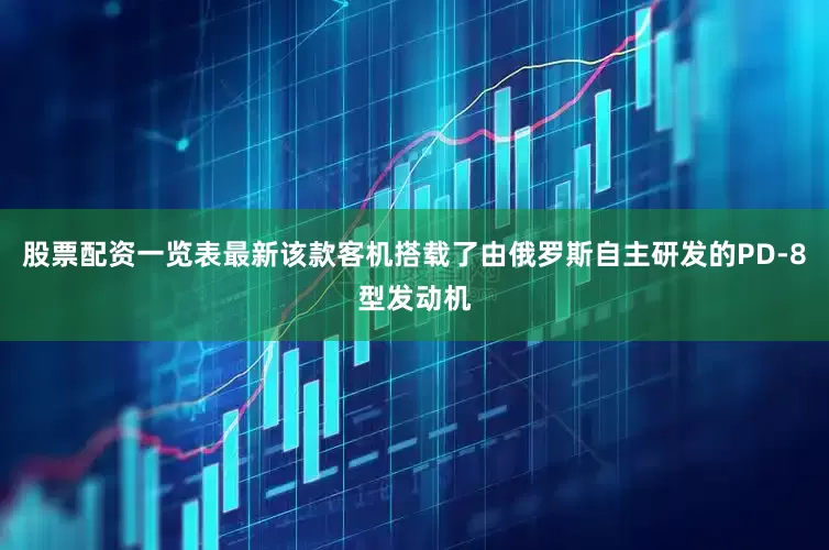 股票配资一览表最新该款客机搭载了由俄罗斯自主研发的PD-8型发动机